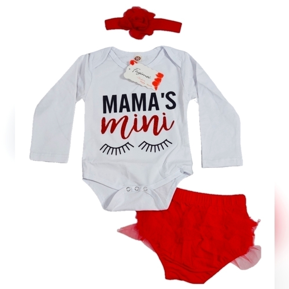 MAMA'S Mini 3-Piece Baby Clothes Matching  Set